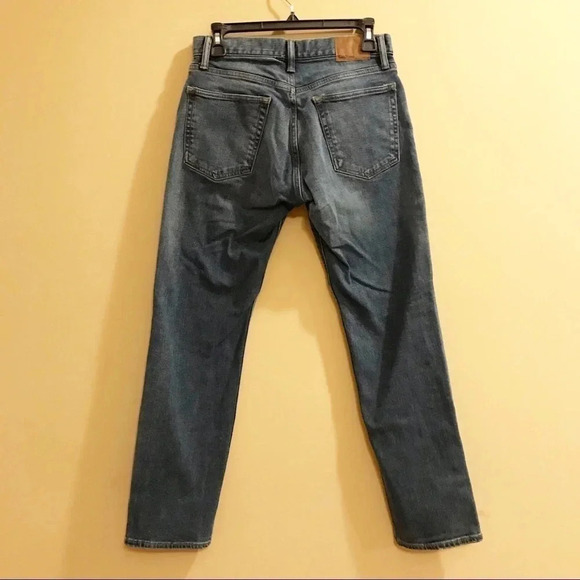GAP 1969 Straight Leg Blue Denim Jeans 28x30 size 28 W and 39 L - Picture 2 of 10